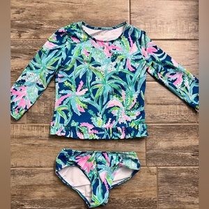 Girls Lilly Pulitzer swim set size 8, never worn
